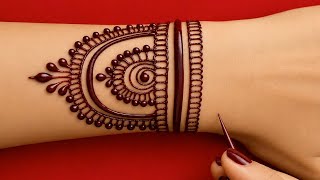 New stylish full hand mehndi design | easy back hand mehndi | simple mehandi ka design | mehndi