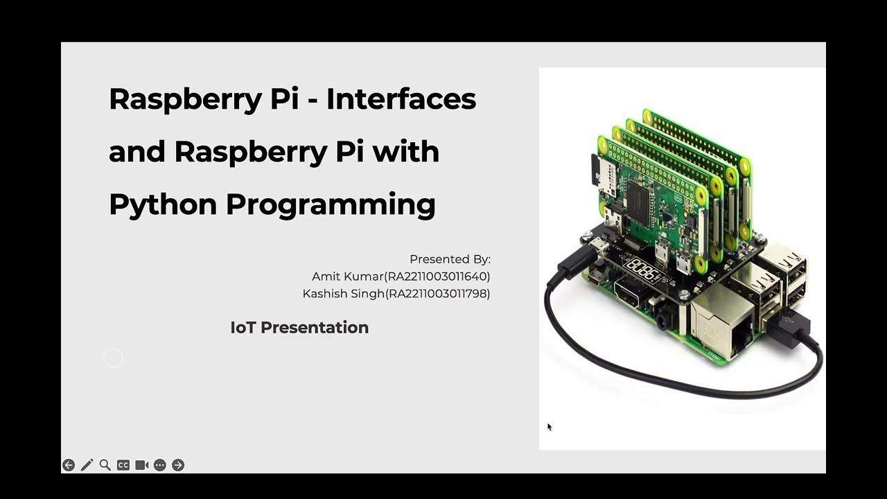 Raspberry Pi - Interfaces and Raspberry Pi with Python Programming ...