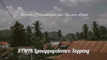 Pemrograman Berorientasi Objek (Membuat Program Operator Perbandingan dan Operator Logika)