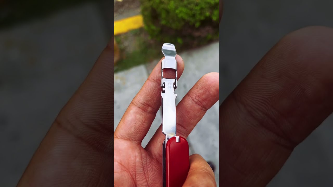 Victorinox Translucent Ruby Red Nail Clip 580 YouTube