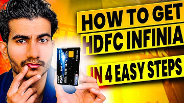 How To Get HDFC Infinia Credit Card In 4 Easy Steps | Hdfc Infinia Credit Card Kaise Banaye