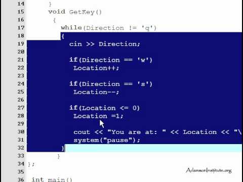 C++ (35) Tutorial Adamson Institute (org)