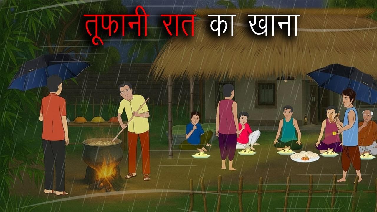तूफ़ानी रात का खाना | Hindi Bhutiya Kahaniya | Horror Story in Hindi Village | Horror Story