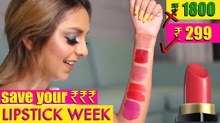 LIPSTICK DUPES FOR MAC, KYLIE COSMETICS, HUDA BEAUTY | LIPSTICK WEEK | AANAM C