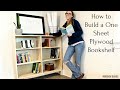 How to Build a One Sheet Plywood Bookshelf