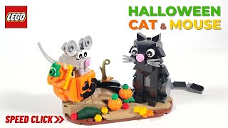 LEGO 40570. HALLOWEEN CAT AND MOUSE / Speed Build Review