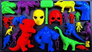Dinosaurs Jurassic World Dominion:T-Rex, Siren Head, King kong, Giganotosaurus, Godzilla, Skibidi