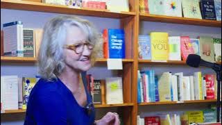 Karen Campbell discussing her memoir, Falling, at Bloomsbury Books in Ashland Or 10/10/2022