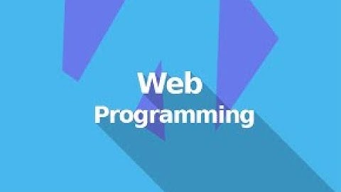 Tutorial Web Programing 1 Dasar PHP dan Variabel Dalam PHP