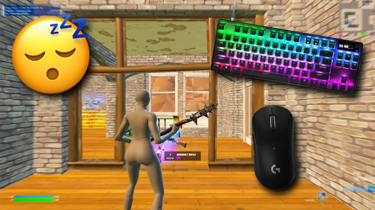 [4k 240 fps] Keyboard ASMR 😴 Tilted Zone Wars Gameplay 🏆 - YouTube