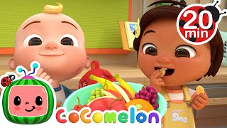 Yes Yes Fruit Song 20 MIN LOOP | CoComelon  Nursery Rhymes with Nina