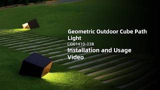 How to Install Cube Path Lights (SKU: LI001410) | Professional Landscape Guide