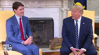 WATCH: Trump and Trudeau talk U.S.-Canada trade