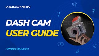 Tutorial Demo of Woodman Dash Camera - Car Cam 1 | Car Dash Camera | Hiwoodman screenshot 1