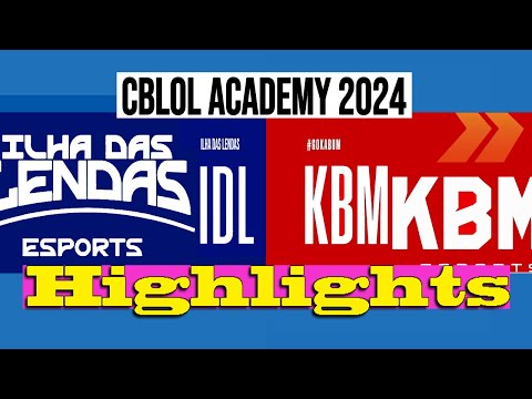 ILHA DAS LENDAS VS KABUM | CBLOL ACADEMY 2024 | Highlights