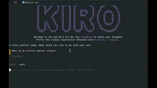 Control Your Tesla from the Terminal with a Kiro CLI Skill
