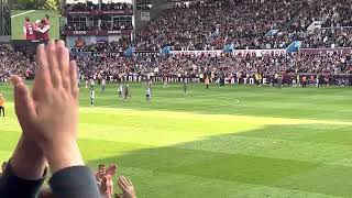 Full time whistle Aston Villa v brighton 28-5-2023