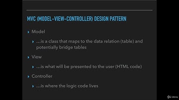 Lesson 5: Laravel, MVC and Design Patterns - Ultimate Laravel course