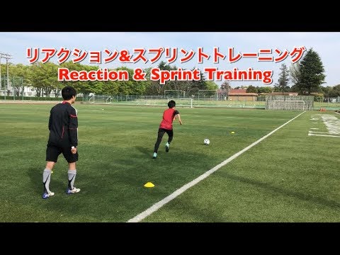 筑波大学蹴球部 リアクション スプリントトレーニング Youtube