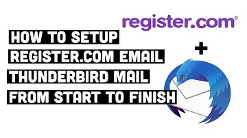 Register.com Email Setup Email Client Setup IMAP | Thunderbird | Settings That Work 2022