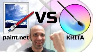 Paint.Net vs Krita Photo Edit Comparison screenshot 3