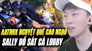 Sally Takes Aatrox to Rank Up 4th Account With an Insanely Aggressive Carry Performance Farming K...