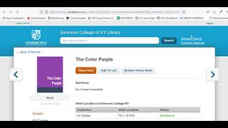 Searching the Library Catalog for Books