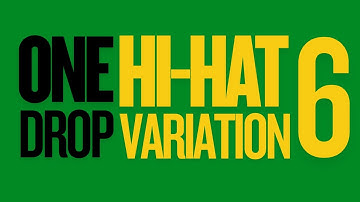 🔑 ONE DROP Drum Secret: Hi-Hat Variation 6 (Triplet Groove) 🥁 #drummer   #reggaemusic