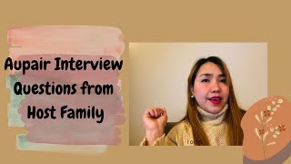 Aupair Interview Question from Family Host | Aupair 2023 screenshot 3