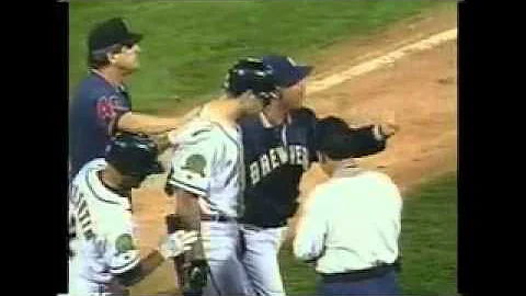 Mike Matheny hit in mouth with fastball, barely fl...