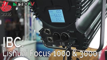 Lishuai Focus 1000 & 3000 - IBC 2016
