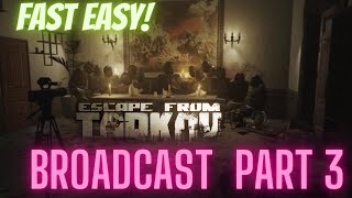 🔥 Broadcast Part 3 Escape From Tarkov Quest Guide: How to Locate the Bloody Restaurant on Streets 🗺️