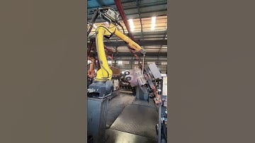 FANUC Robot Welding with Positioner  Precision Automation in Action #weldingpositioner#weldingtable