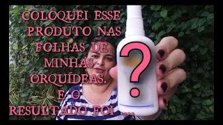 UM PRODUTO QUÊ: HIDRATA AS FOLHAS DAS ORQUÃDEAS, DEIXANDO-AS BRILHOSAS SEM RESSECAR ...!!!