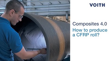 How to produce a CFRP roll? - Voith Composites 4.0