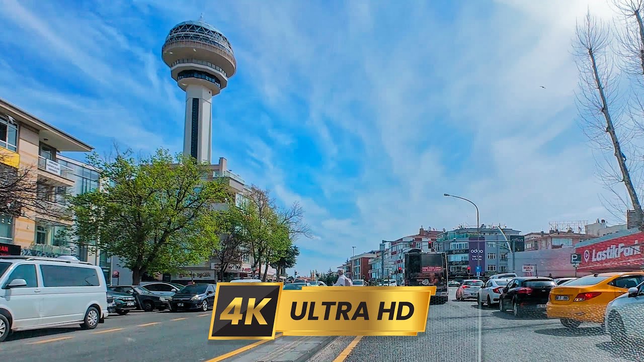 Ankara [4K50FPS] | Çankaya Bölgesi Sürüş Turu - Cankaya District Driving Tour | Ankara Driving Tour