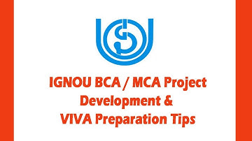 IGNOU BCA MCA Project Viva Tips By Navneet Vishwas