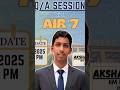IPMAT AIR 7: Live Q&A for Strategy & Interview Secrets (Ft. Akshat Attri, IIM Indore) #shorts