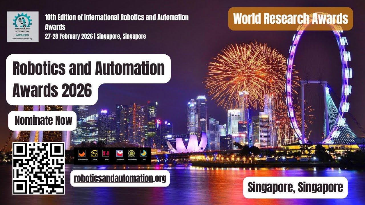 10th Edition of International Robotics and Automation Award #robot #automation #worldresearchawards