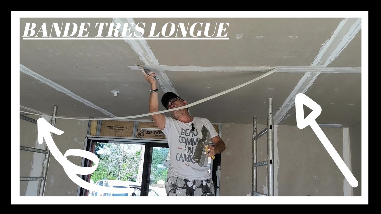 collage grande bande a joint sur plafond placo YouTube — free download