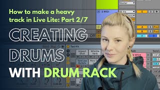 2/7 Creating Drums with Drum Rack. Layering with Chains in Ableton Live 11