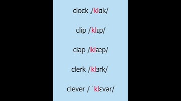 5 Từ Ví Dụ Có Chứa Âm /kl/ | Phát Âm Hay #shorts