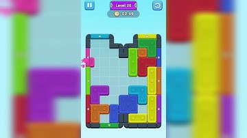 Color block out level 20 walkthrough solution