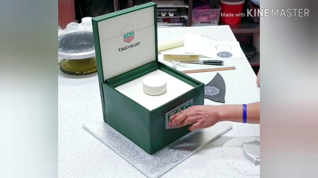 CAKE WATCH BOX, Learn the easy way how to make this step by step. YouTube