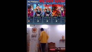 💀 Noob Teammates Every Match | MLBB Dark System 😈 #mlbb