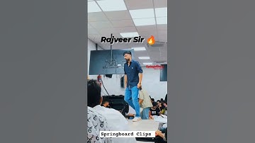 Rajveer Sir 🔥👌 Springboard Academy 🔥#rajveersir #springboardclips #ras2023 #springboard