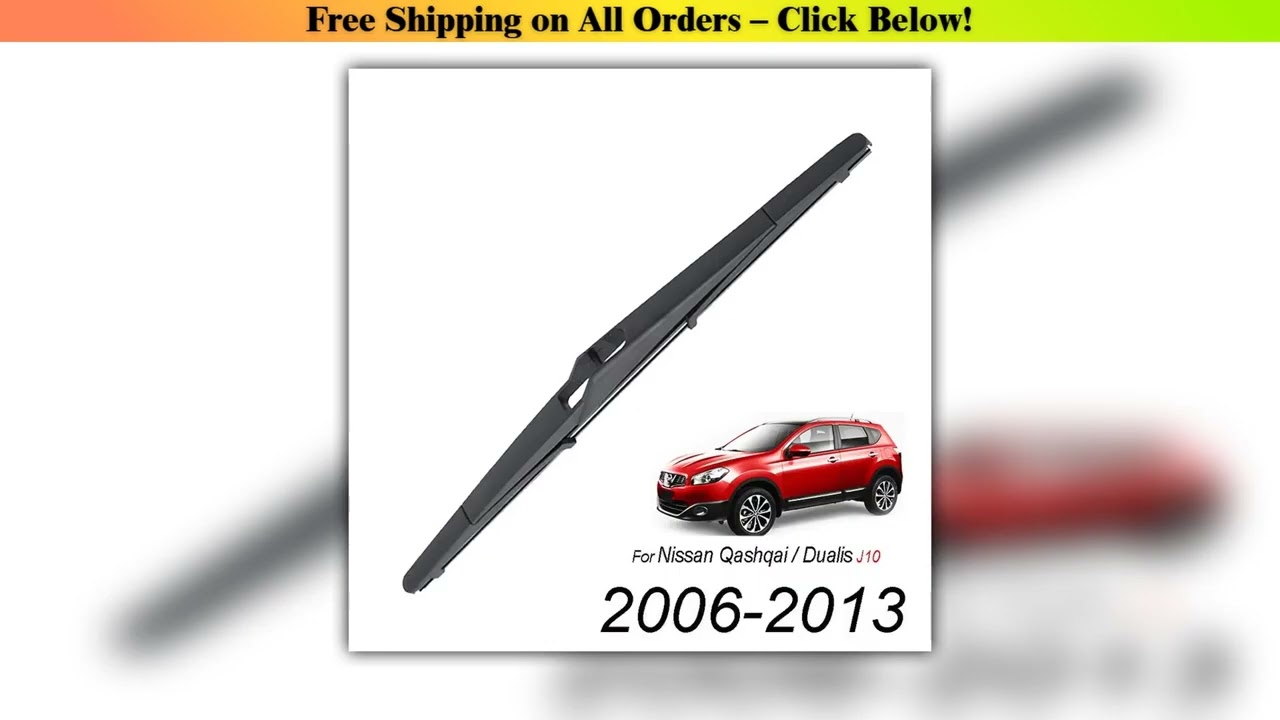For Nissan Qashqai Dualis J10 2006 2013 Rear Window Windscreen Wiper Arm Blade Set Rear Wiper 2006