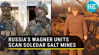 Russian airborne units corner Zelensky’s men in Soledar as Putin’s Wagner Group sweeps mines | Watch