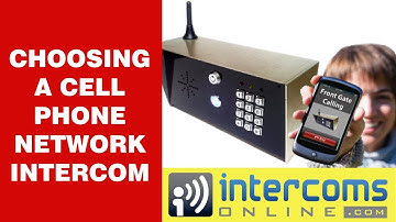Cell Phone Network Intercom - 888-298-9489