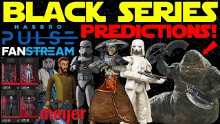 LET'S GO! Star Wars Black Series Fanstream Predictions! New Figures Found! Mando & Grogu Thoughts!